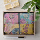 アーティストファーム動物ジャンクジャーナルの背景1 薄葉紙 (ギフト)