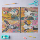 アーティストファーム動物ジャンクジャーナルの背景1 薄葉紙 (クラフト)