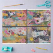 アーティストファーム動物ジャンクジャーナルの背景3 薄葉紙 (クラフト)