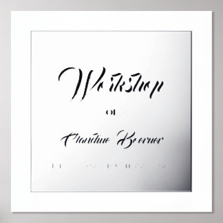 アーティストフォイルのアクセントポスタープリント 箔ポスター