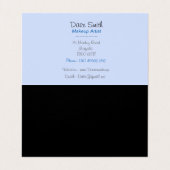 アーティストブラシを作り上げるオリジナル美容デザイン 名刺 (内部フラット)