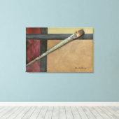 アーティストブラシ キャンバスプリント (インサイチュ (ウッドフロア))