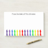 アーティストブラシ,デスクから,アート先生 ポストイット (デスク)