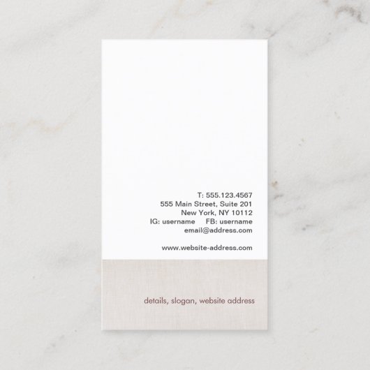 アーティストブ絵を描ラシペインター名刺 名刺 (裏面)