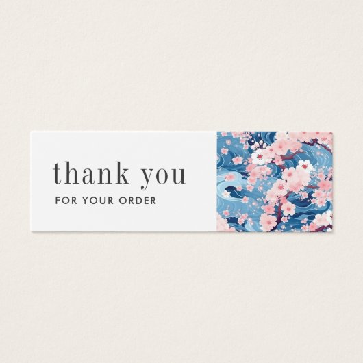 アーティストプロダクト桜ブロッサム注文サンキューカード (正面)