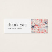 アーティストプロダクト桜ブロッサム注文サンキューカード (正面)