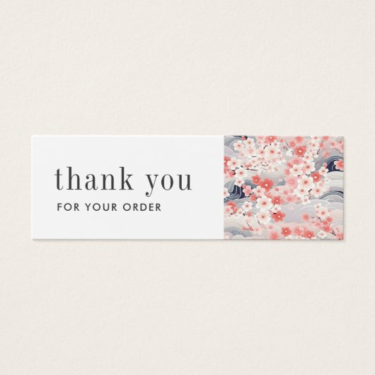 アーティストプロダクト桜ブロッサム注文サンキューカード (正面)