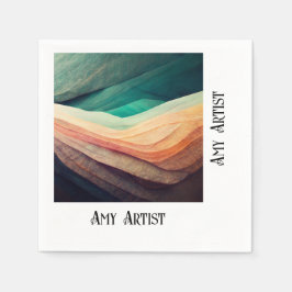 アーティストプロモーションアート披露宴 スタンダードカクテルナプキン