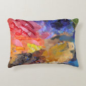 アーティストペインターのパレカラフルッ絵を描ト アクセントクッション (正面)