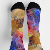 アーティストペインターのパレカラフルッ絵を描ト ソックス (上部)