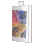 アーティストペインターのパレカラフルッ絵を描ト フラスク (左)