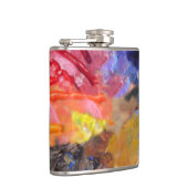 アーティストペインターのパレカラフルッ絵を描ト フラスク (右)