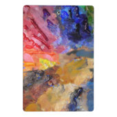 アーティストペインターのパレカラフルッ絵を描ト ミニクリップボード (裏面)