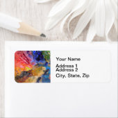 アーティストペインターのパレカラフルッ絵を描ト ラベル (インサイチュ)