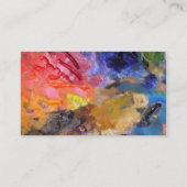 アーティストペインターのパレカラフルッ絵を描ト 名刺 (裏面)