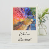アーティストペインターのパレカラフルッ絵を描ト 招待状 (スタンド正面)