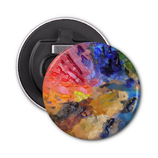 アーティストペインターのパレカラフルッ絵を描ト 栓抜き (正面)