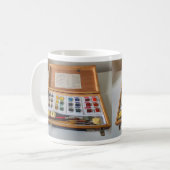 アーティストペイントボックス コーヒーマグカップ (正面左)