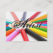 アーティストペンシルクレヨン 名刺 (裏面)
