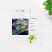 アーティストホワイトビジネスとプロフ連絡ィールカード (デスク)