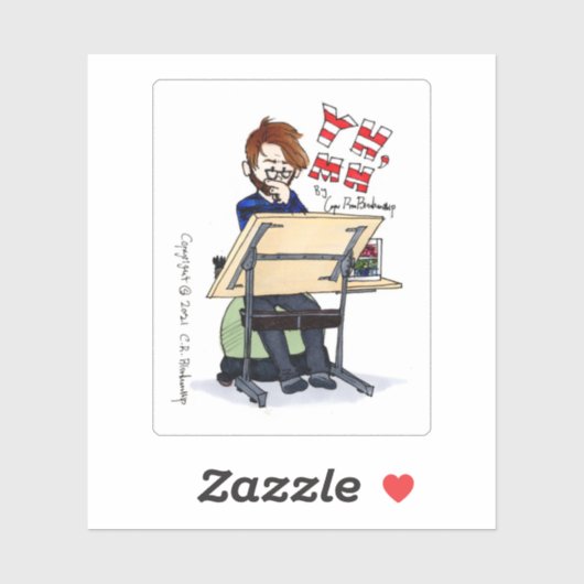 アーティストポートレート – マットステッカー シール (シート)