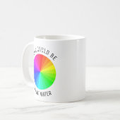 アーティストマグ、水、贈絵を描り物の可能性 コーヒーマグカップ (正面左)