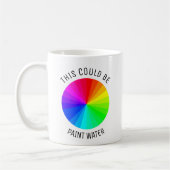 アーティストマグ、水、贈絵を描り物の可能性 コーヒーマグカップ (左)