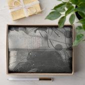 アーティストミックスメディア白黒クリーム大顔 薄葉紙 (ギフト)