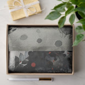 アーティストミックスメディア白黒クリーム大顔 薄葉紙 (ギフト)