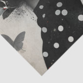 アーティストミックスメディア白黒クリーム大顔 薄葉紙 (詳細)