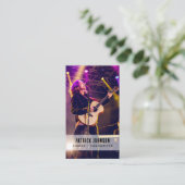 アーティストミュージシャンソングライター写真ソーシャルメディア 名刺 (スタンド正面)