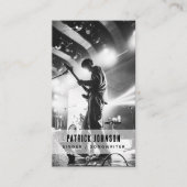 アーティストミュージシャンソングライター写真ソーシャルメディア 名刺 (正面)