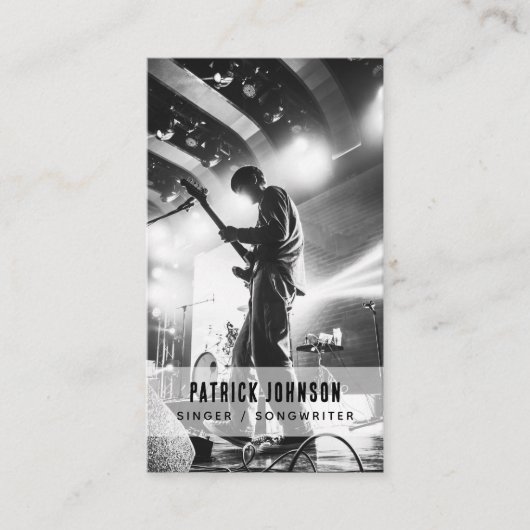 アーティストミュージシャンソングライター写真ソーシャルメディア 名刺