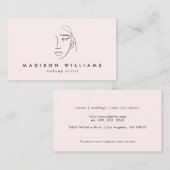 アーティストモダンまたはスキンを作成気にする 名刺 (正面/裏面)