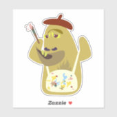 アーティストモンスターおもしろいキャラクターマンガアートデザイン シール (シート)