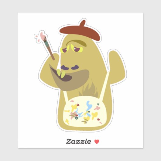 アーティストモンスターおもしろいキャラクターマンガアートデザイン シール (シート)