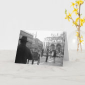 アーティストヴェネツィアイタリア カード (黄色い花)