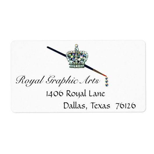 アーティスト住所 シール (正面)