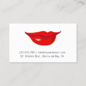 アーティスト名刺テンプレート 名刺 (裏面)