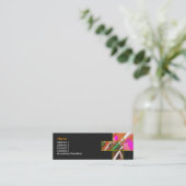 アーティスト名刺 スキニー名刺 (スタンド正面)