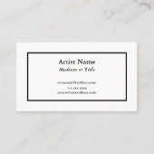 アーティスト向けにカスタマイズ可能な名刺 名刺 (正面)