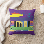 アーティスト向けはっきりしたの装飾とマクシマリストデザイン クッション (ブランケット)