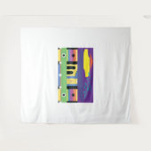 アーティスト向けはっきりしたの装飾とマクシマリストデザイン タペストリー (正面(横))