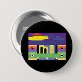 アーティスト向けはっきりしたの装飾とマクシマリストデザイン 缶バッジ (正面&裏面)