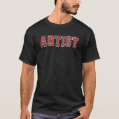 アーティスト大学のテキスト Tシャツ (正面)