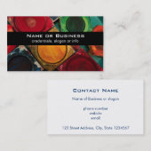 アーティスト水彩箱絵を描パレット 名刺 (正面/裏面)