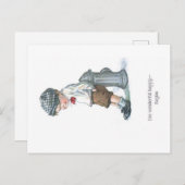 アーティスト漫画子供古いポストカード ポストカード (正面/裏面)