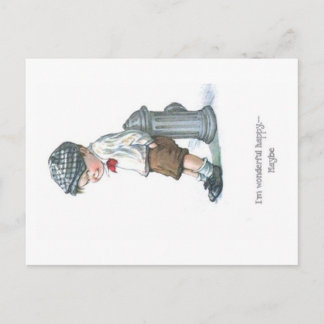 アーティスト漫画子供古いポストカード ポストカード