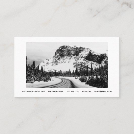 アーティスト用名刺-白黒フィルタ 名刺 (裏面)