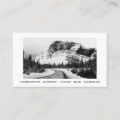 アーティスト用名刺-白黒フィルタ 名刺 (正面)